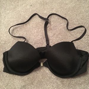 Skinny racer back bra